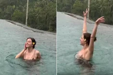 Melis Sezen, Bali'de Yağmur Altındaki Dansıyla Sosyal Medyayı Salladı
