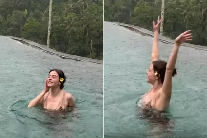 Melis Sezen, Bali'de Yağmur Altındaki Dansıyla Sosyal Medyayı Salladı