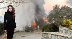 aslıhan karalar evinde yangın