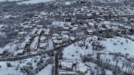 Isparta'da Kar Manzaraları Havadan Görüntülendi